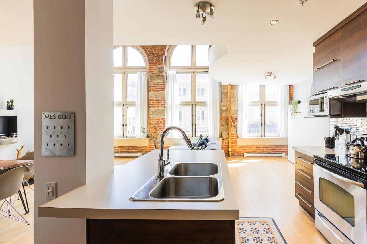 Apartamento Les Lofts St Jean Ciudad de Quebec Exterior foto