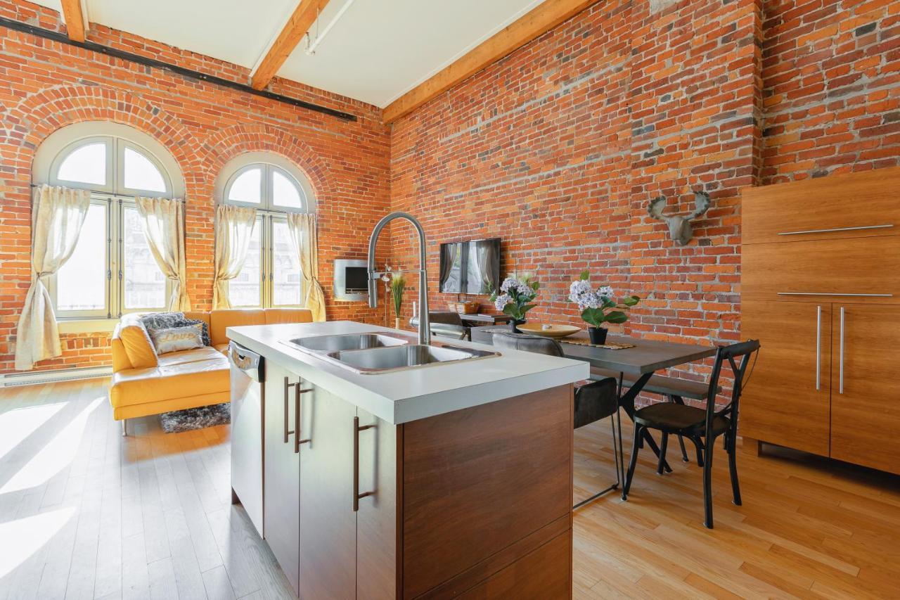 Apartamento Les Lofts St Jean Ciudad de Quebec Exterior foto